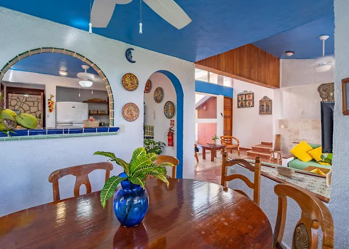 Casa Luna Ocean Front In Half Moon Bay Akumal