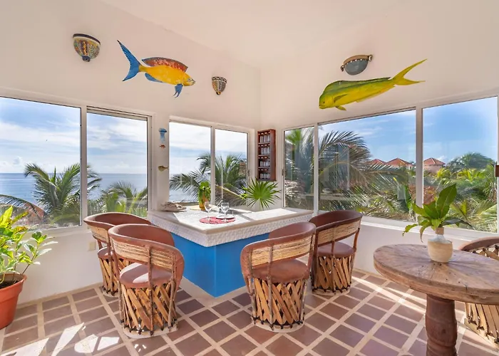 Pousada Casa Luna Ocean Front In Half Moon Bay Akumal